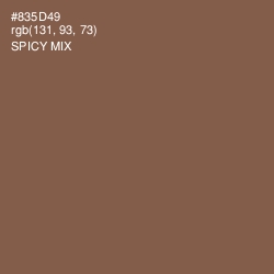 #835D49 - Spicy Mix Color Image